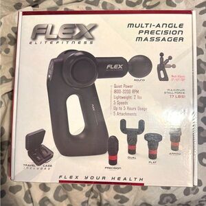 Black Multi-Angle Precision Massager